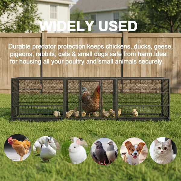 83"Coupe de poulet épais Pigeon durable Cage à l'extérieur Utilisation confortable Cage de volaille pour Hom
