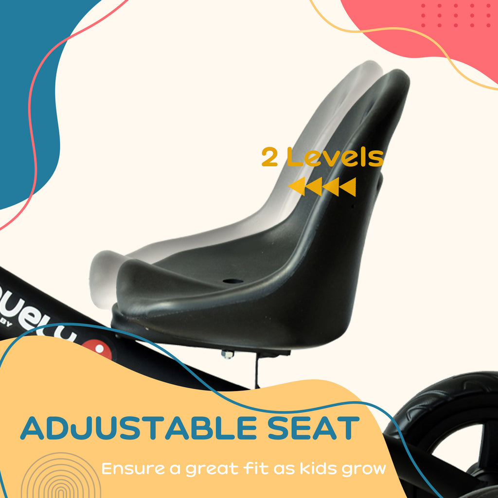 Tricycle 3 roues en plein air pour tout-petit avec Bell pour les loisirs Ride-On Black Com