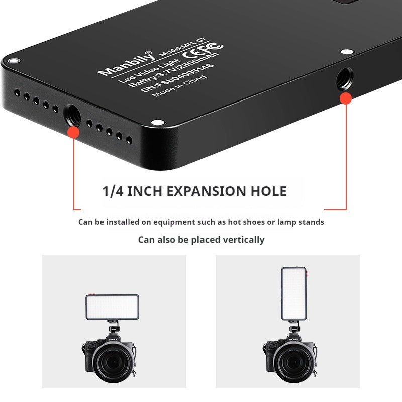 RGB Full Color Pocket LED Photographie Portable Mini Light Effect Light Painting Camera Lig