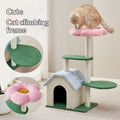 Arbre de chat avec panneaux de 12 mm d'épaisseur Lit de chat robuste