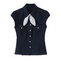 Blouse à manches courtes pour femmes