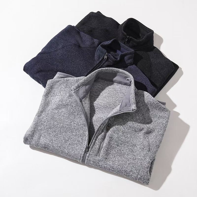 Veste en peluche pour hommes