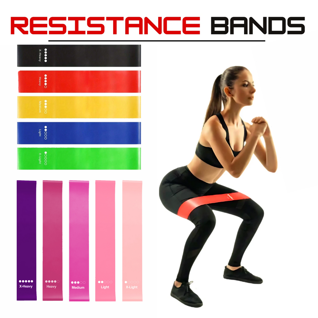 Bandes de résistance Ensemble de boucles de 10 exercices de force entraînement fitness Yoga entraînement bande de booty