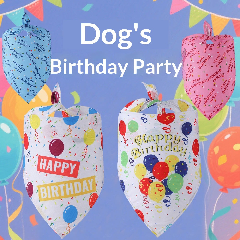 Bib d'anniversaire d'un animal de compagnie en usine