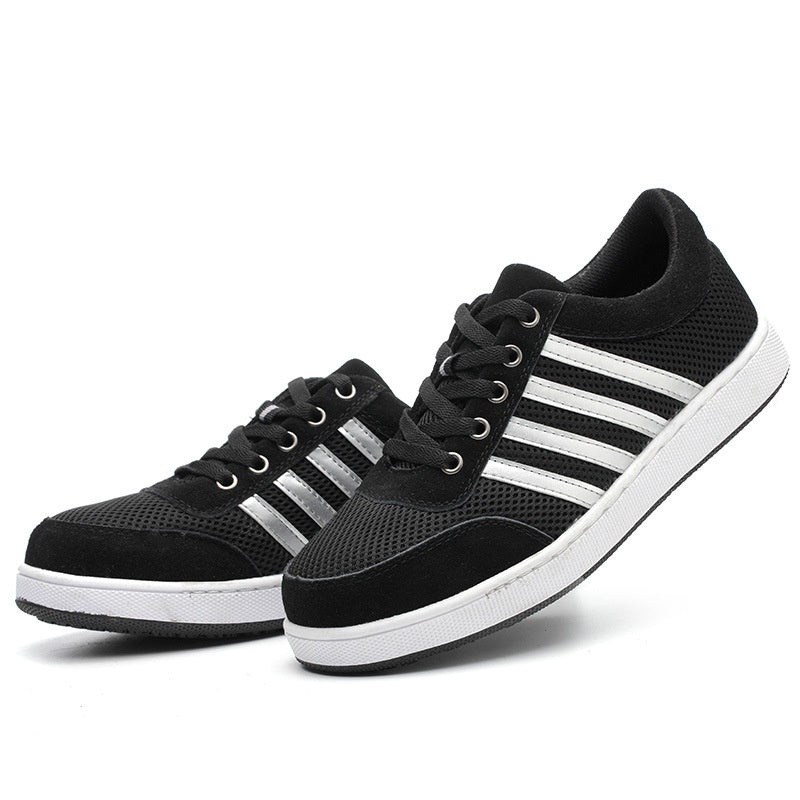 Chaussures Casual Board Protection du travail Chaussures Respirant Isolation Anti-smash et Anti-punctu