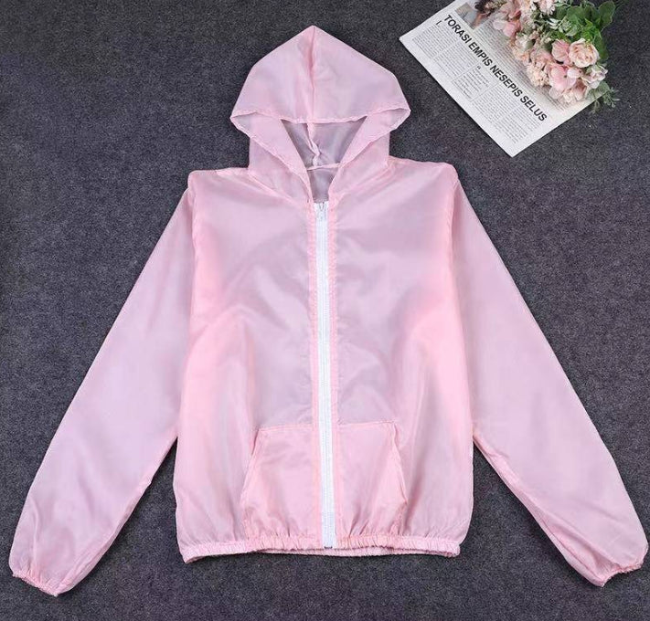 Ice Silk Sunscreen Vêtements-Pink-1 pièce