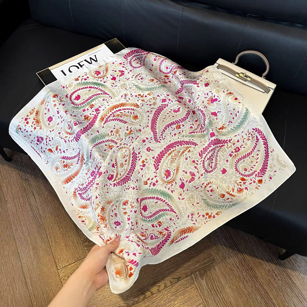 Écharpe carrée femmes Modeable petit mouchoir 70cm