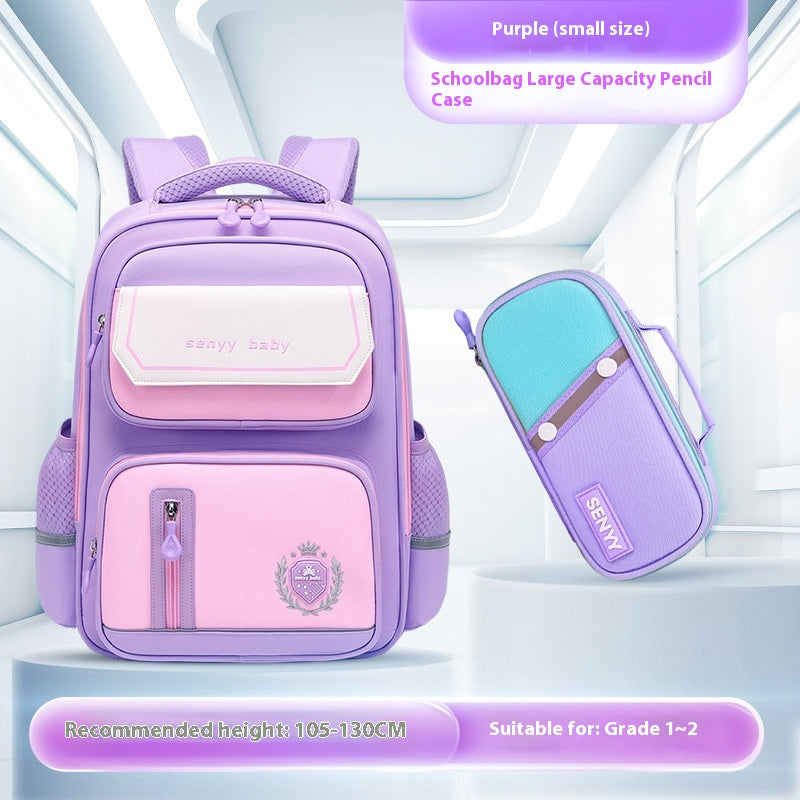 Sac à dos protecteur de la tige pour enfants avec hydrofuge Grande capacité Oxford Cloth Schoo
