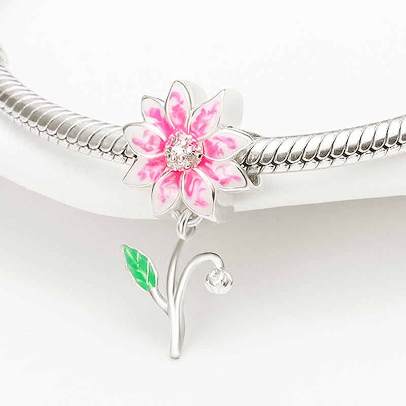 Bracelet de bricolage plaqué argent Charms Et des pendentifs
