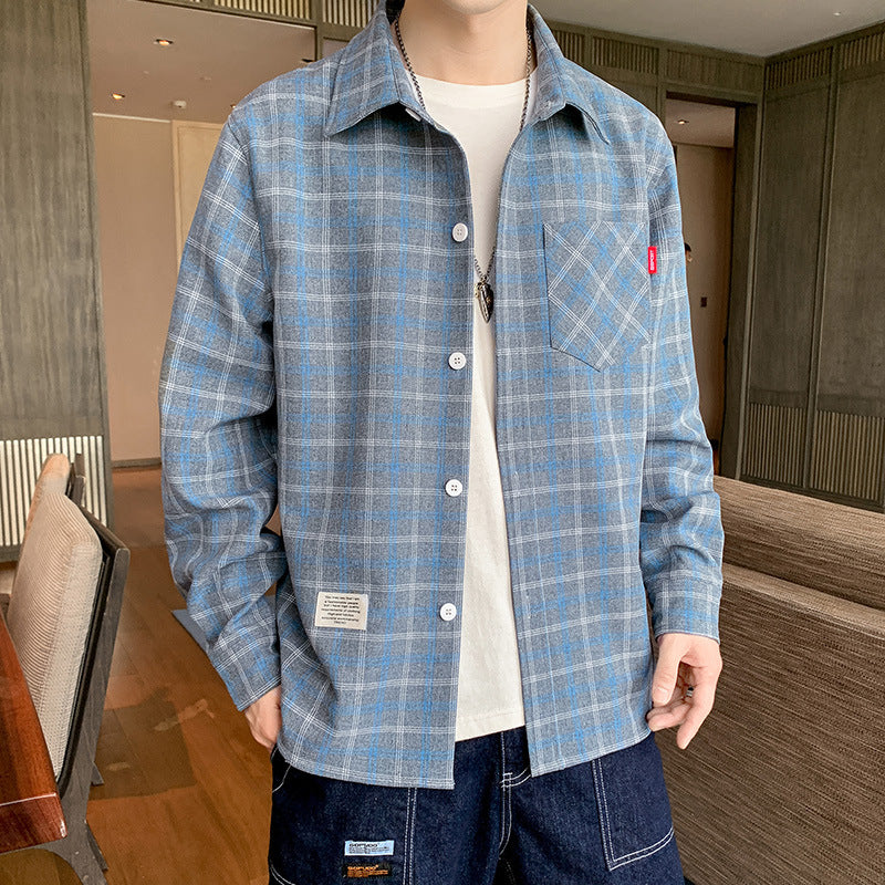 Autumn Mens Trendy Loose-fitting Versatile Top