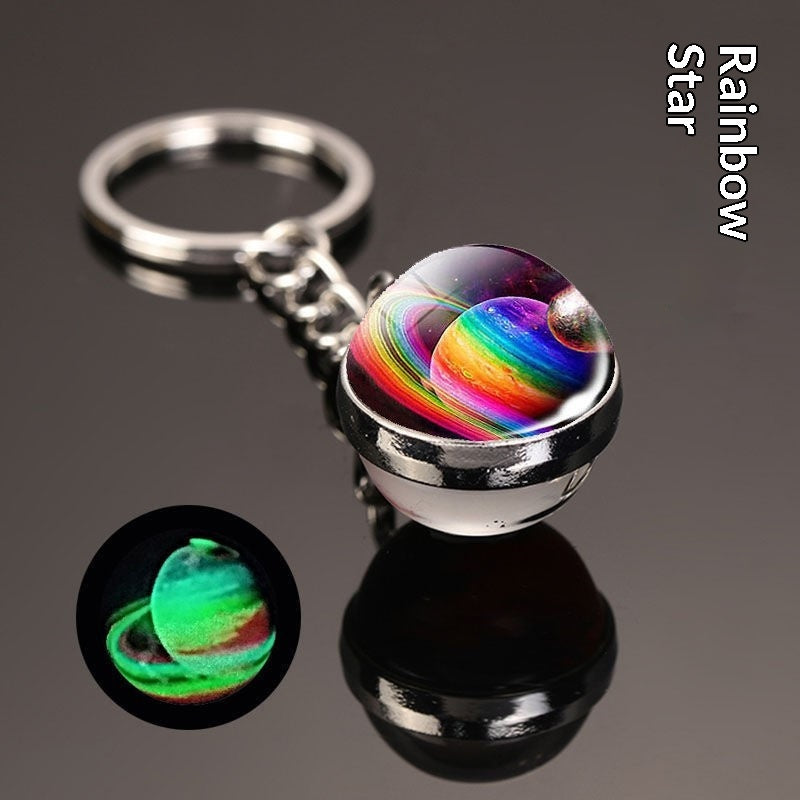 Porte-clés Cosmique Starry Sky Crystal