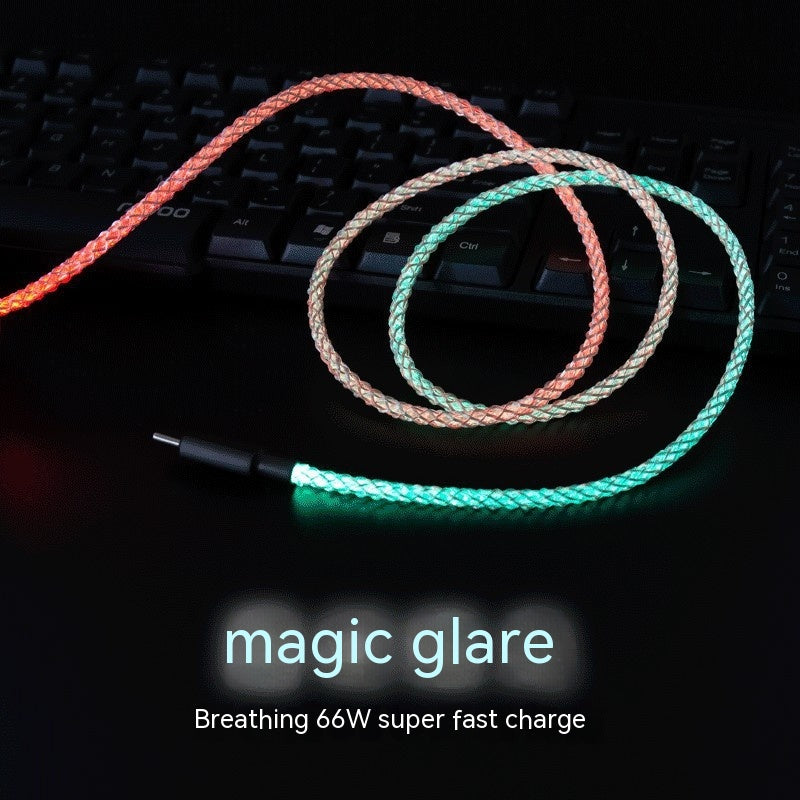 RGB Charge de câble de données couleur magique