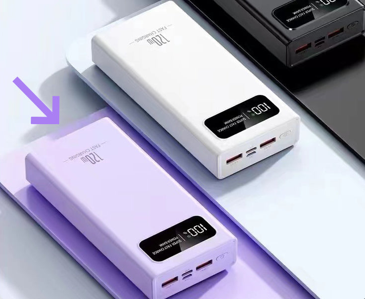 Alimentation mobile de grande capacité 120W