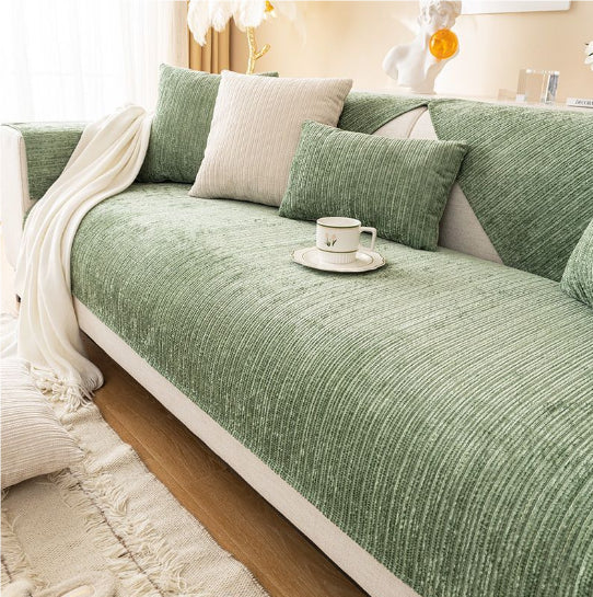 Chenille Canapé Coussin Quatre Saisons Universal Moderne Simple Non-dérapant