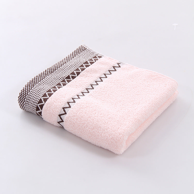 Accueil Usage quotidien Serviette en coton pur, couleur solide, en satin