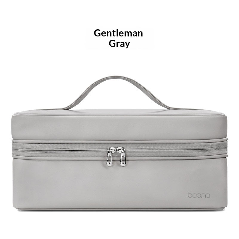 Sac de rangement pour sèche-cheveux en cuir PU