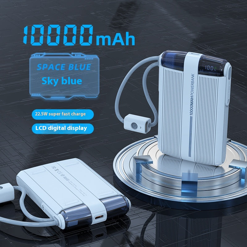 Avec câble Power Bank 225W Super Fast Charge Source d'alimentation portable