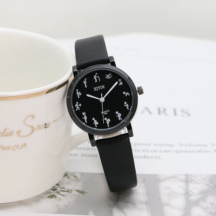 Mori Personality Scale Quartz Montres Mode Petit Kit Hommes et Femmes