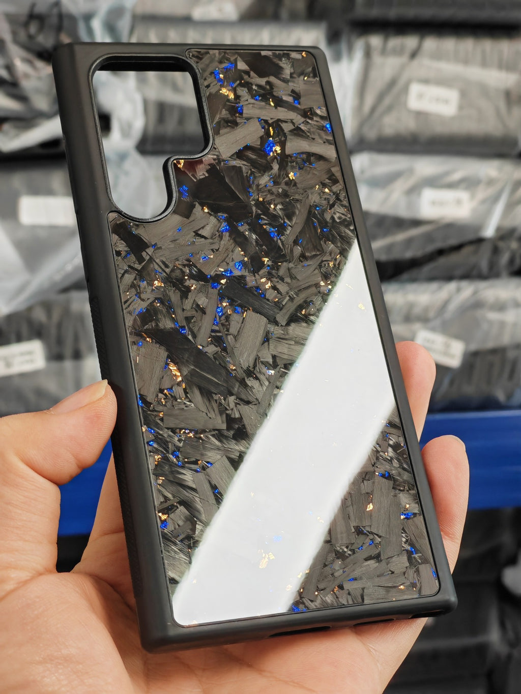 Housse de protection pour téléphone à gros grain forgé