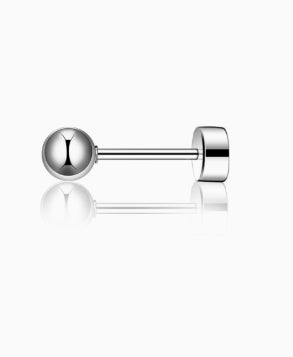 Acier Inoxydable Finition Platine Titanium Acier Barrette ronde