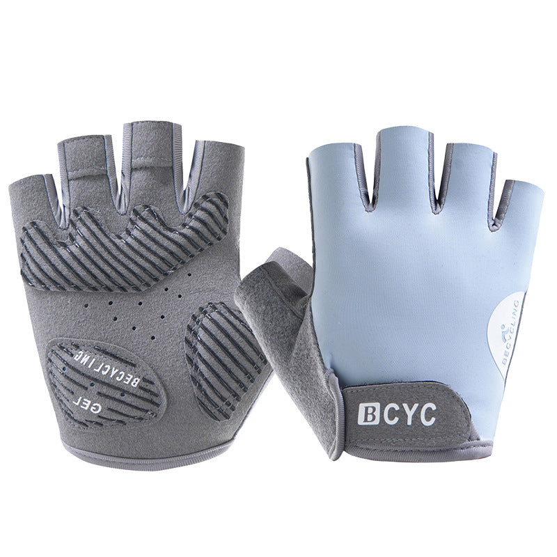 Demi-doigt mince exercice anti-entraînement Gants anti-dérapants
