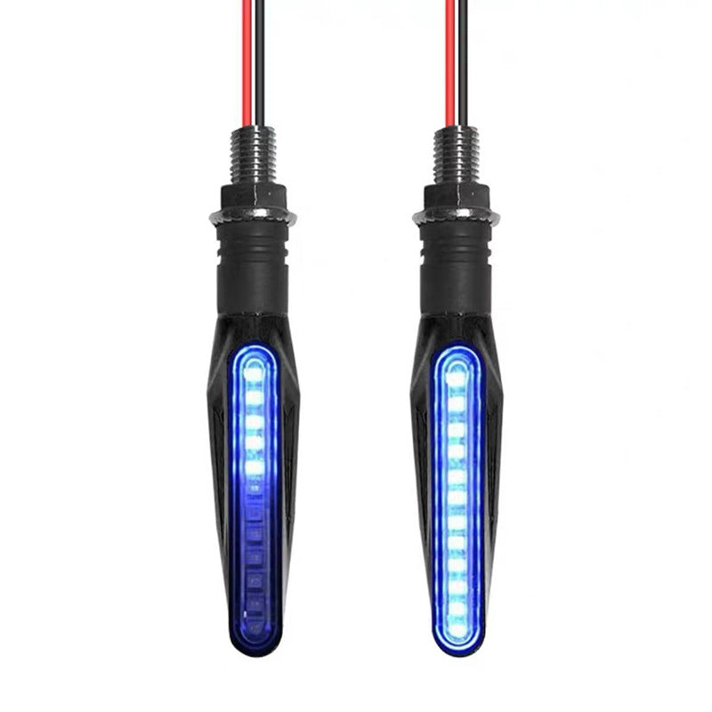 De bande LED Sequential Turn Signals pour les accessoires de moto modifiés 12V lumière de course