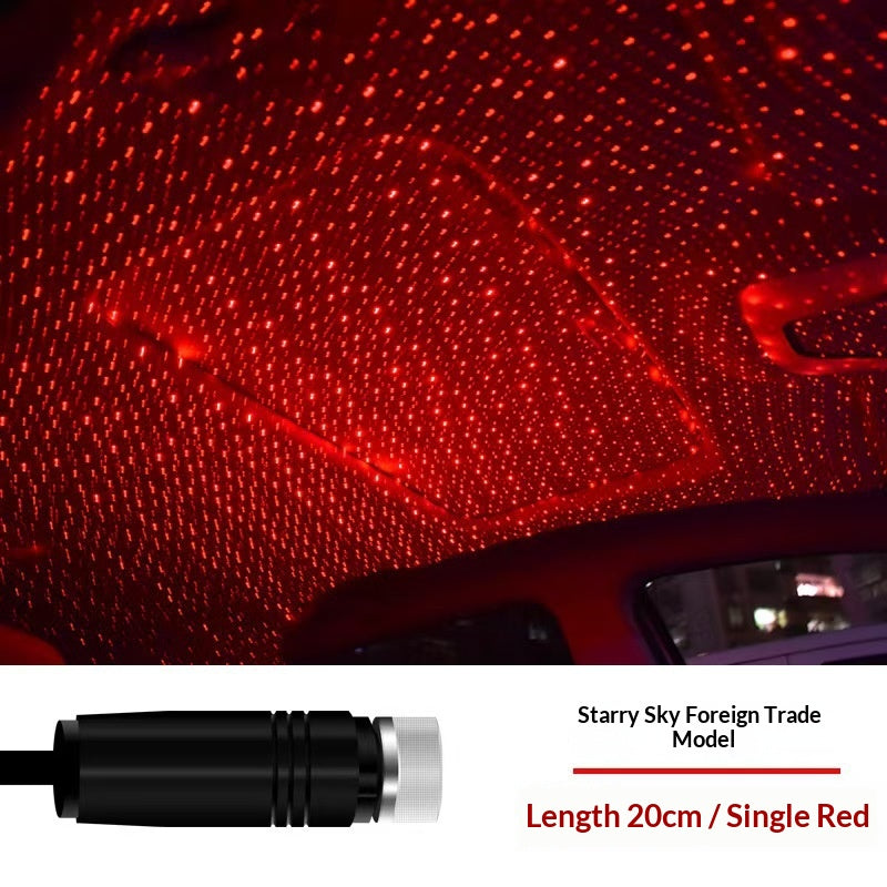 Lumière de projection laser rouge