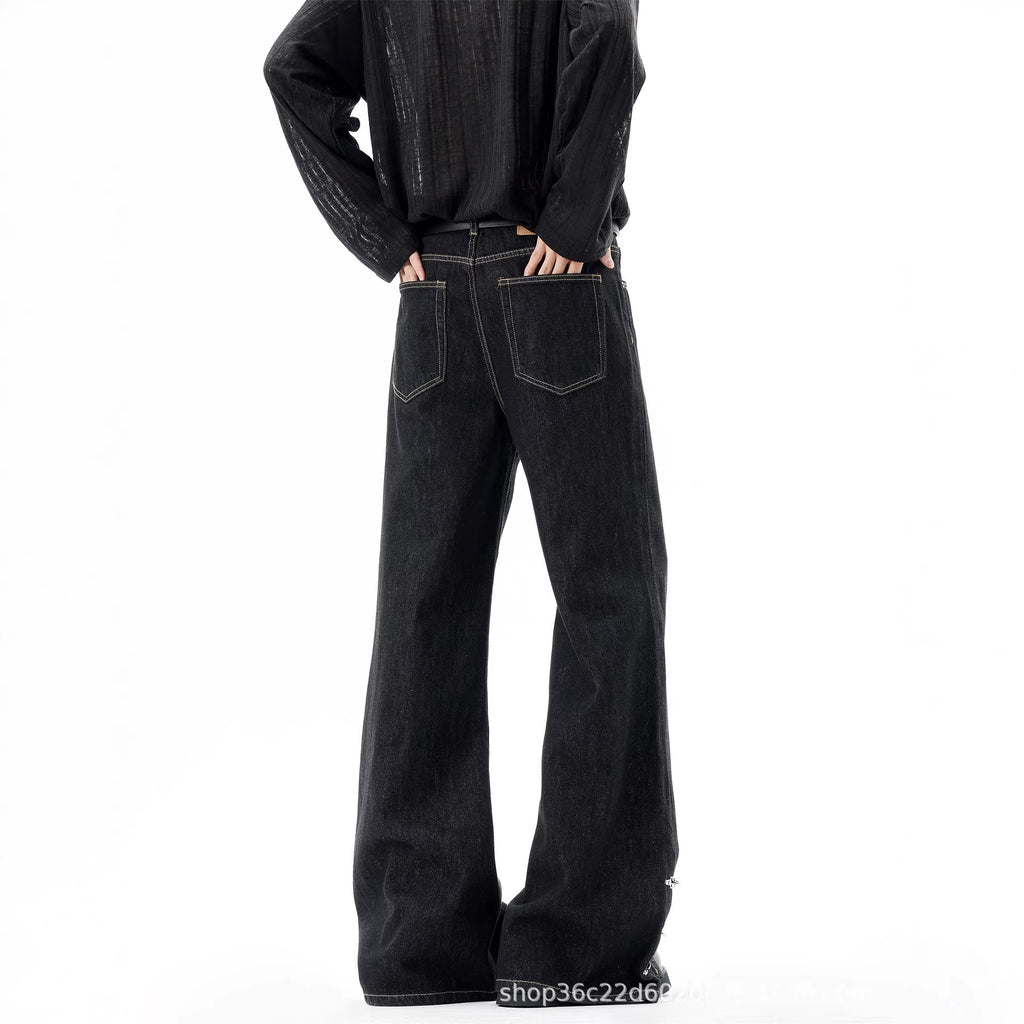 Pantalons de denim cru vintage de style américain haut de gamme