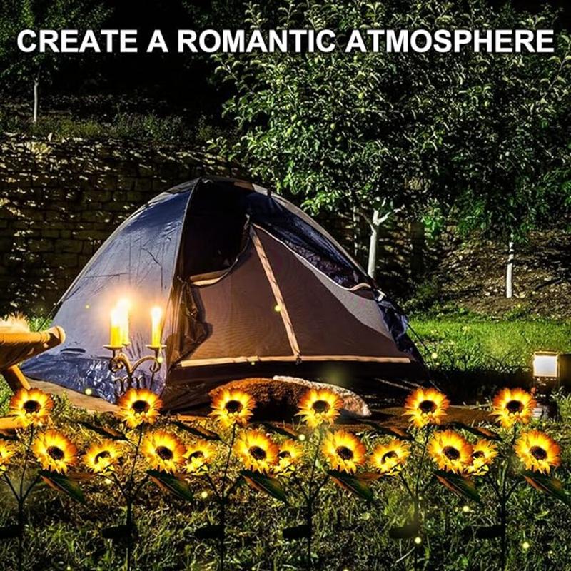 Lampes solaires LED Sunflower Garden