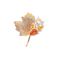 Broch de cristal haut de gamme Vintage Hollow-out