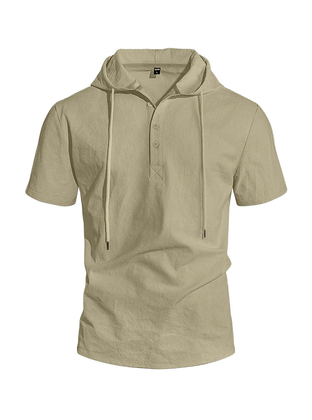 Chemise en lin manches courtes pour hommes