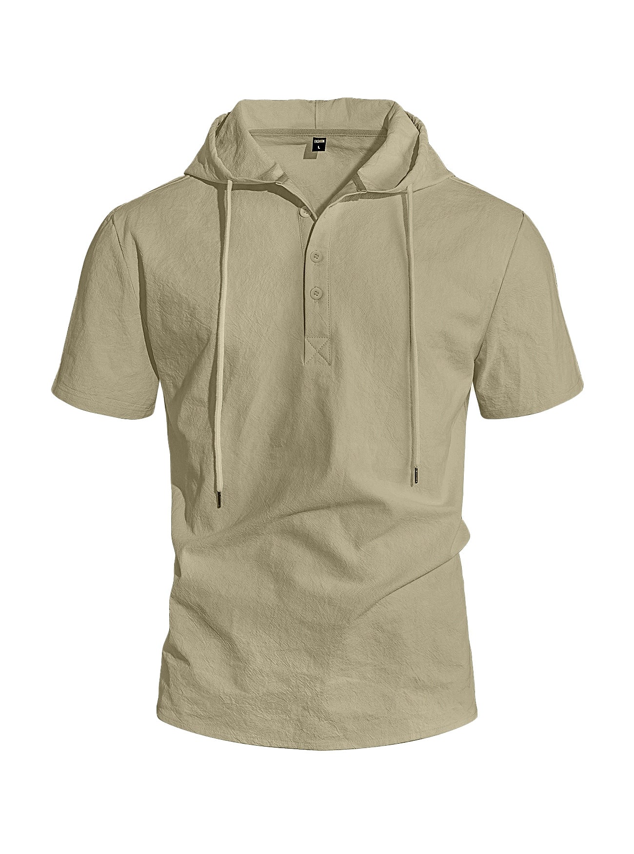 Chemise en lin manches courtes pour hommes