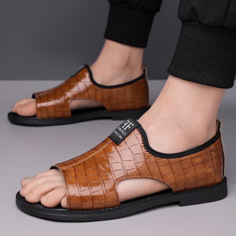 Sandales de mode à pieds ouverts pour hommes