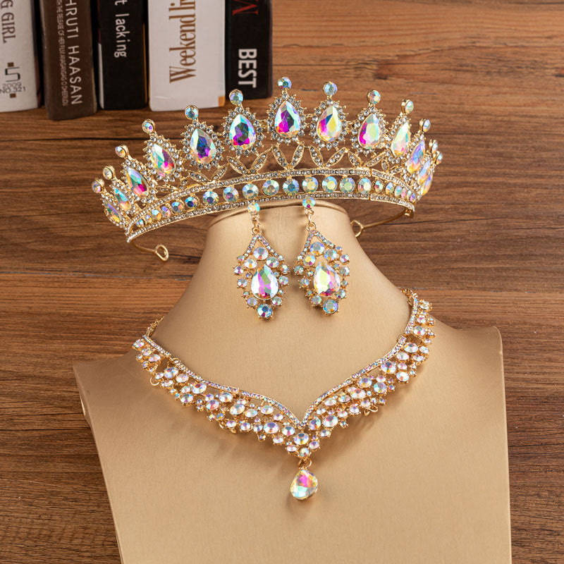 Mariée Couronne Mariage Alliage Diamant Couronne Mode Élégante