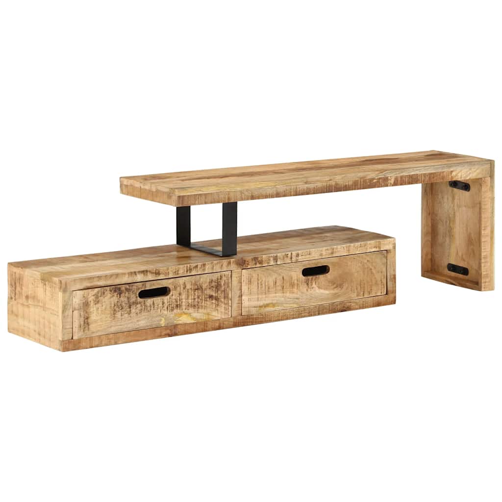 Support TV (118–200) x Support TV en bois de mango massif