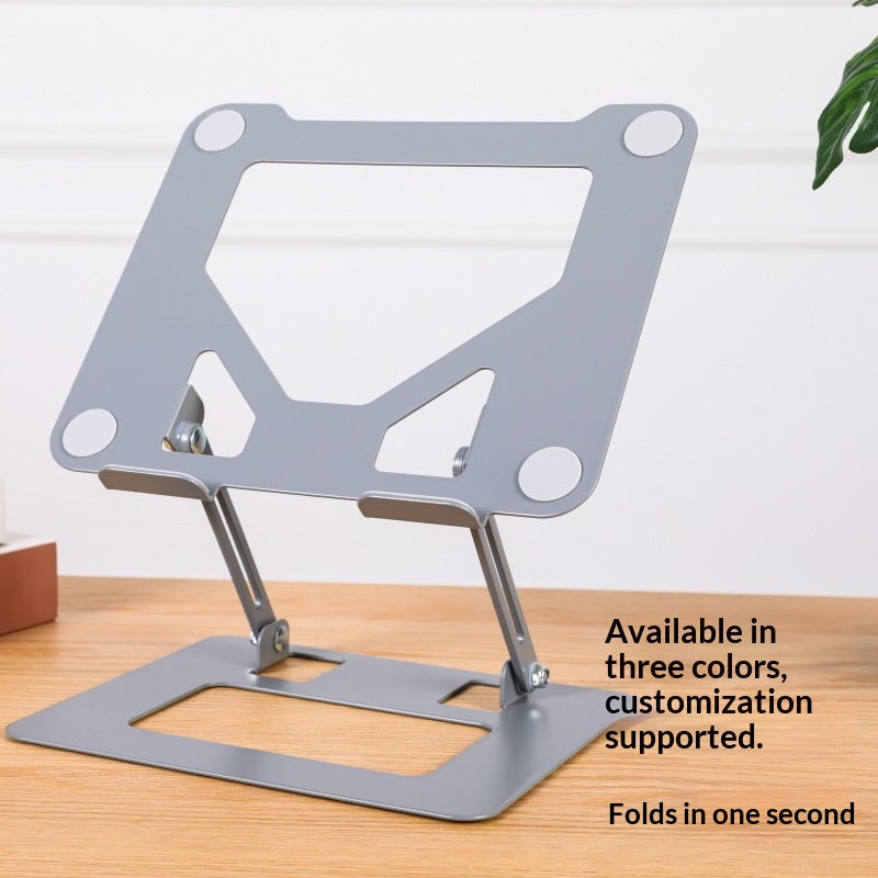 Height-adjustable foldable cooling stand