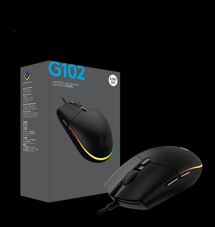 G102 Internet Café RGB Gaming Mouse
