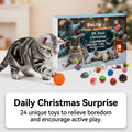 AelJoy 24-Jour Noël Calendrier de l'Avent Jouet de chat