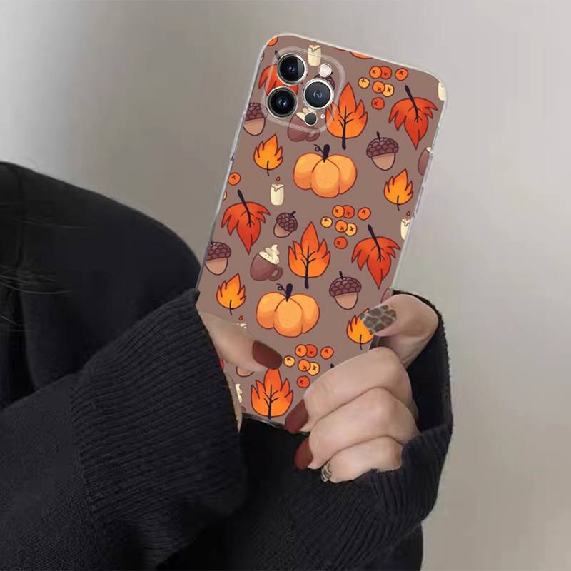 Case téléphone Commerce extérieur Couple Halloween lampe de citrouille Étui téléphonique