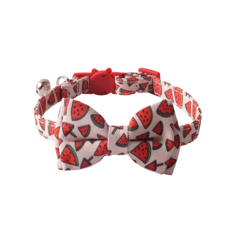 Collier animal série de fruits colorés avec Bell