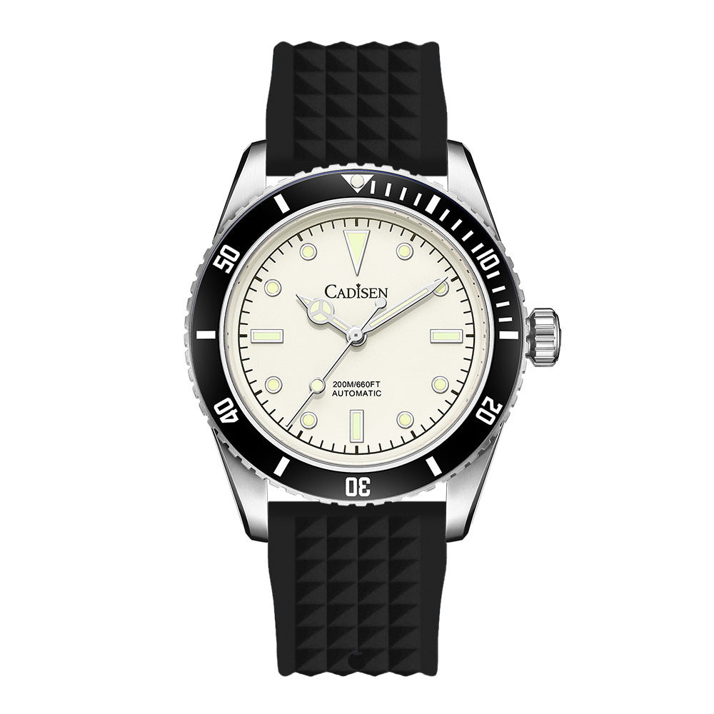 Montre mécanique de mode imperméable pour hommes