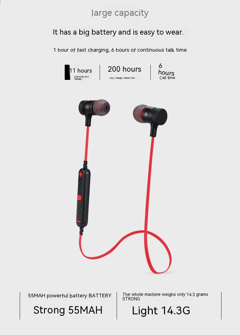 In-ear Bluetooth sports headphones