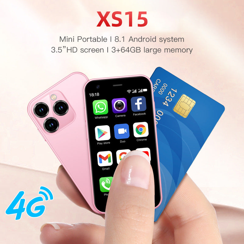 XS15 Portable Mini Téléphone 35 pouces 2GB16GB Téléphone intelligent Android