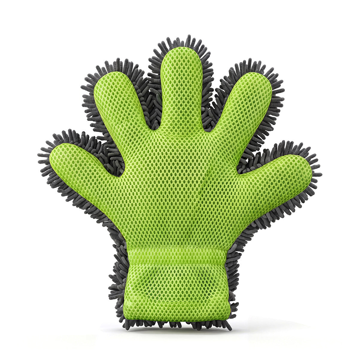 Gants de lavage de voiture à 5 doigts de Chenille épais