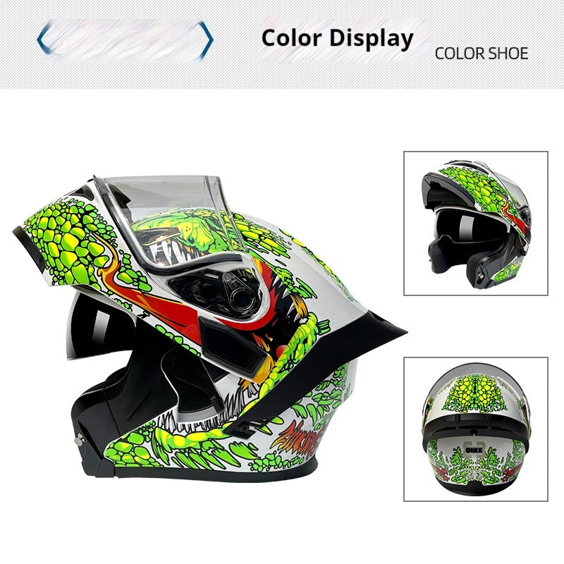 Personnalisé Big Tail Knight Sécurité Quatre saisons Casque universel