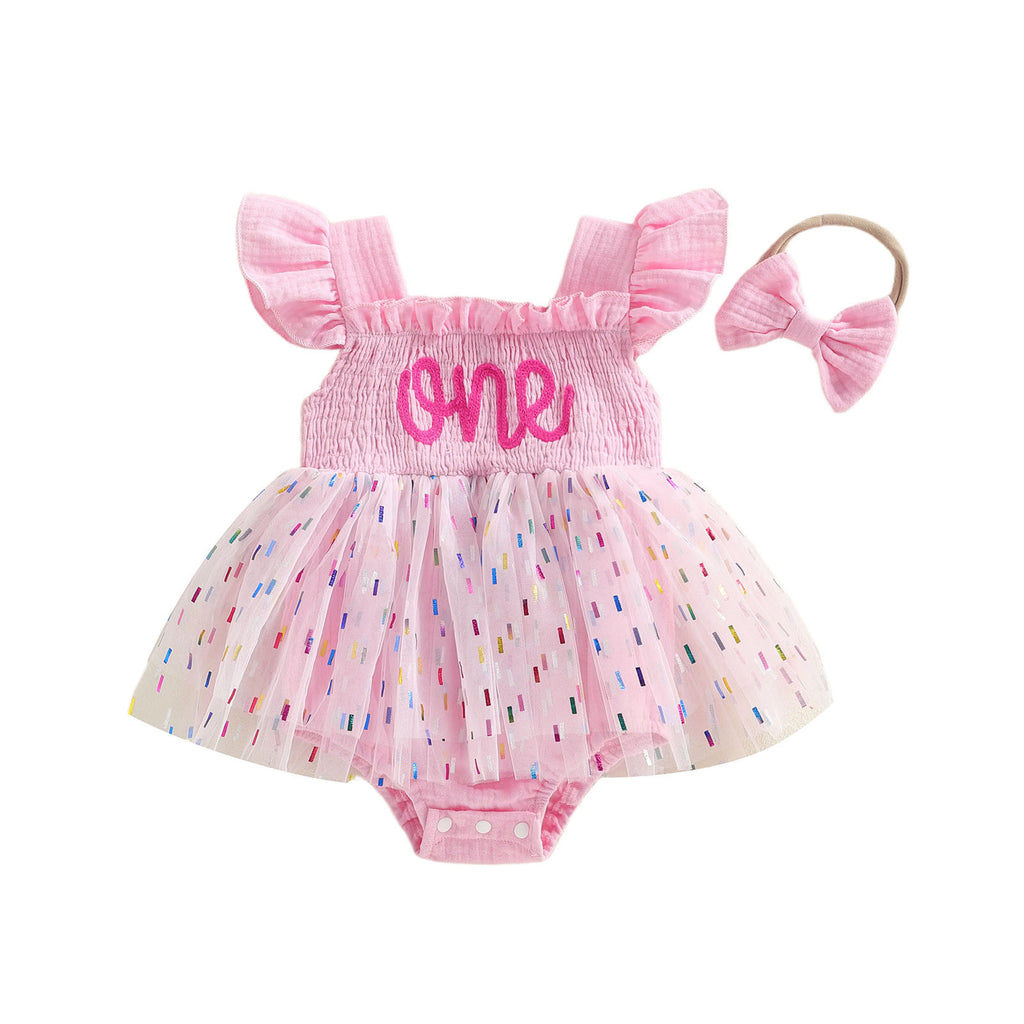 Robe de princesse onésie à double face