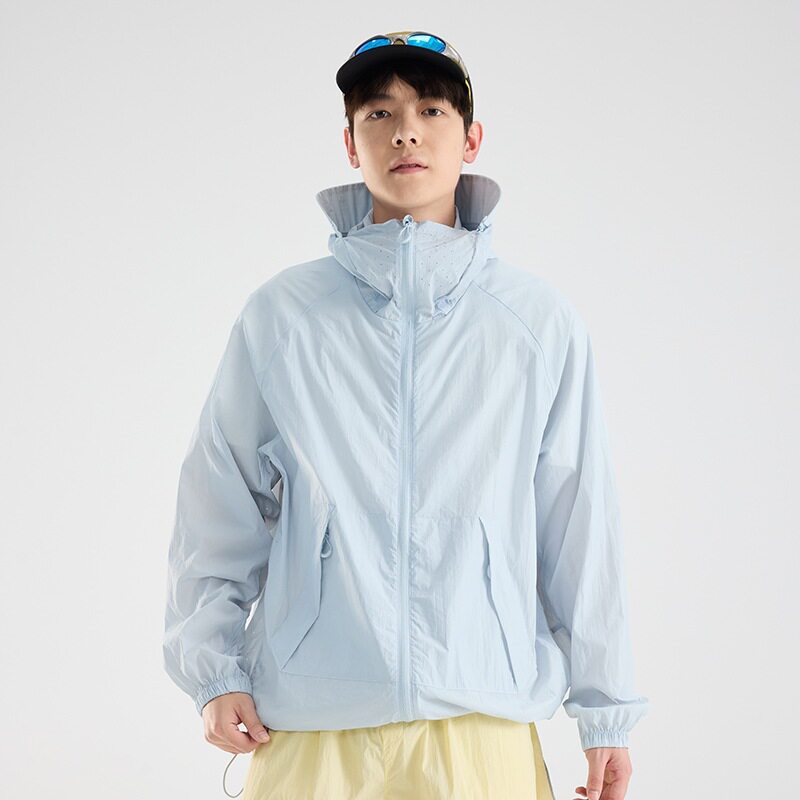 Vêtements de protection solaire en silex glacé Veste de soleil de style montagne légère