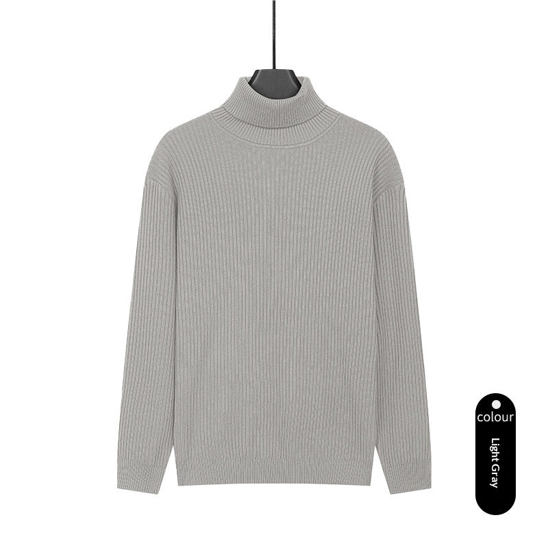 Pull en col roulé, enroulé