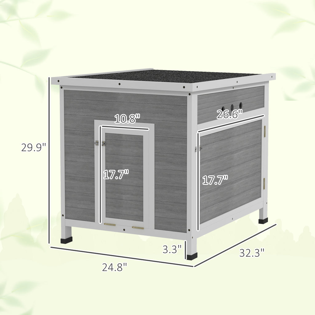 Bois avec une cage de toit ouverte