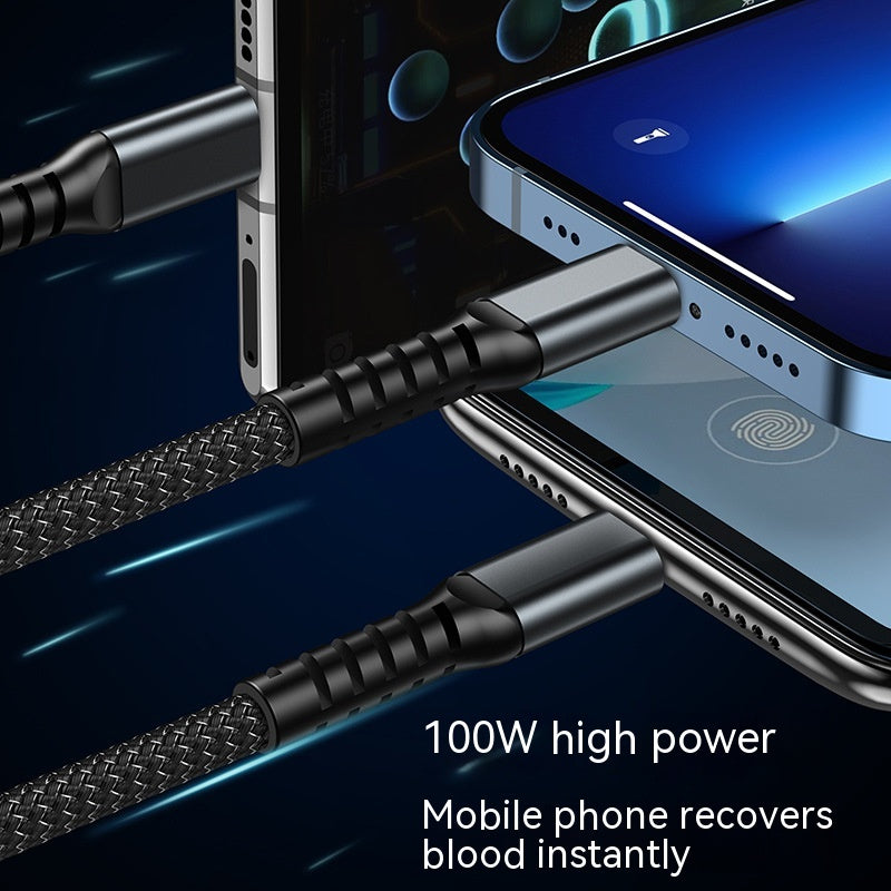 Téléphone portable 3-en-un avec câble de données léger 6A Super Fast Charge